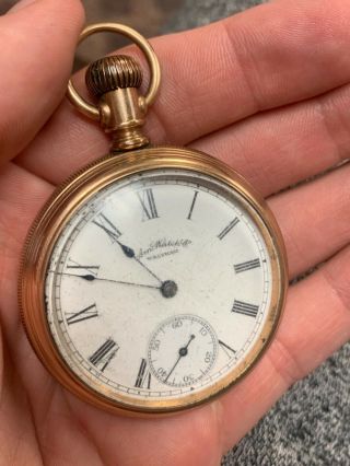 Antique American Waltham Watch Co.  Gold Filled Pocket Watch Parts