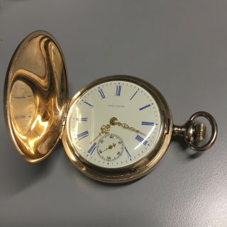 Gold Filled 20 Year Case Waltham Pocket Watch,  15 Jewels
