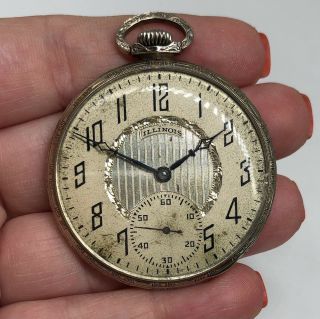 1927 Illinois Watch Co " Marquis Autocrat " 12s Pocket Watch