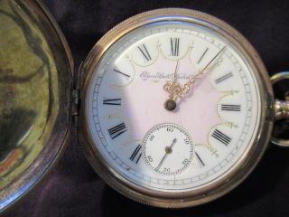Elgin Grade 152 Pocket Watch 15 Jewel Size 16s 1898