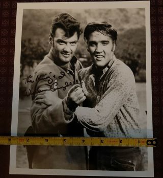 William Campbell Cownoy Actor With Elvis Presley Signed Photo 2