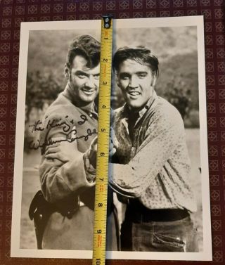 William Campbell Cownoy Actor With Elvis Presley Signed Photo 3