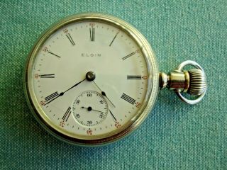 , " Sidewinder,  " 1895 Elgin 18s Model 3 Pocket Watch,  15 Jewel