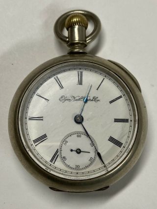 Running 1893 56mm 18s Elgin Grade: 73 7j Pocket Watch