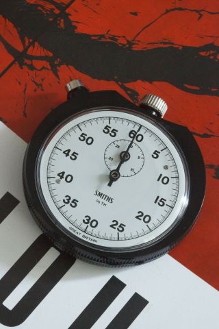1972 Smiths Rally Stopwatch - 30min Timer - Black Abs Case