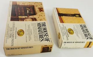 The House of Miniatures Chippendale Desk 40017 & Case Clock 40018 - Open Boxes - 3
