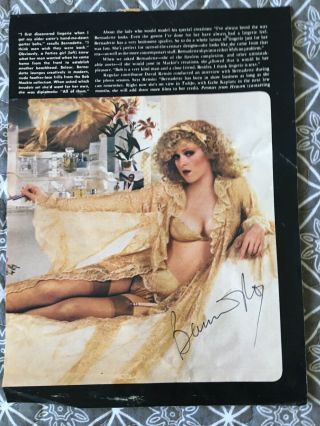 Bernadette Peters Hand Signed Autographed 8 X 10 Photo W/coa