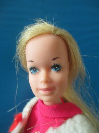 1970s Mattel White Malibu Barbie Standard Body Made In Korea