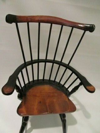 15 inch Stained Wooden Doll or Bear Arm Chair 3