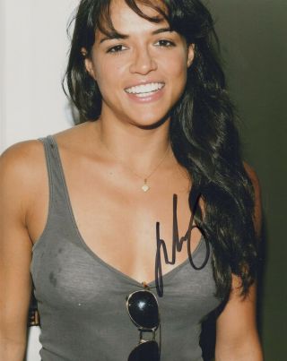 Michelle Rodriguez Authentic Signed Autographed 8x10 Photograph Holo