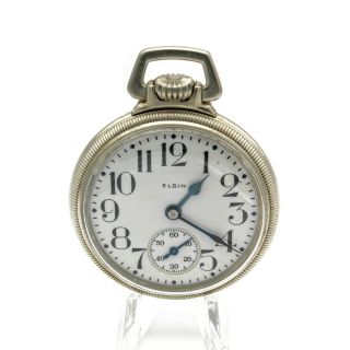 Elgin Watch Co.  7 - Jewel Size 16 Open Face Pocket Watch Circa 1933 10326 - 7