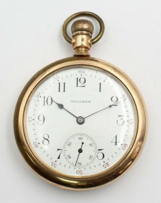 Waltham Model 1908 Grade No.  625 Size 16s 17 Jewel Openface Pocket Watch 10292 - 2
