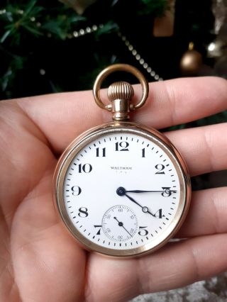 Waltham Pocket Watch Gold Plated