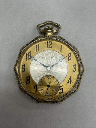 South Bend Pocket Watch Grade 429 Model 1 Year 1924