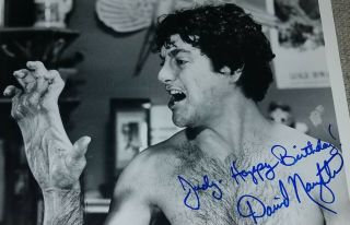 David Naughton Autographed An American Werewolf In London Signed Autograph Photo