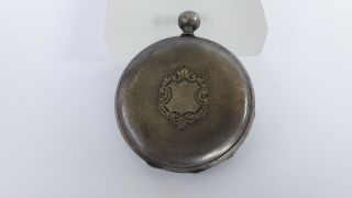 Antique Pocket Watch Solid Silver Full Hunter - Huit Rubis Cylindre - Not