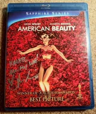 Mena Suvari Signed / Autographed American Beauty Blu - Ray Cover