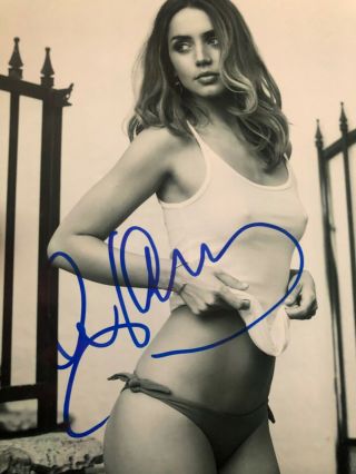 Ana De Armas Signed 8x10 Photo Pic Sexy