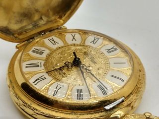 Le Gran 17 Jewels Incabloc Pocket Watch Gold Plated,  Swiss Made