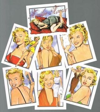Marilyn Monroe Trade Card Set