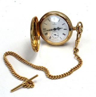 Vintage Savrex Incabloc Swiss Made Gold Toned Mechanical Pocket Watch - N29