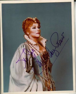 Gilda Cruz - Romo Autographed 8x10 Photo Mexican Opera Singer
