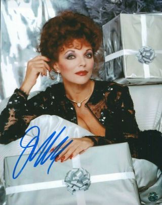 Joan Collins 8 X10 Signed Photo Actress Alexis Colby In Dynasty The Royals