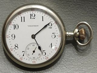Waltham Model 1908 Grade No.  620 16 Size Running Pocket Watch 15j Sidewinder