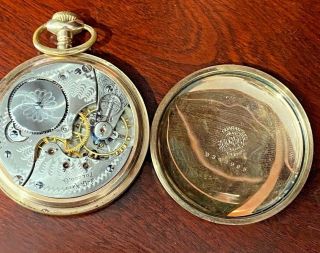 1908 Illinois Grade 172 16s 11 Jewel 20year Gold Filled Pocket Watch J.  G.  Kapp