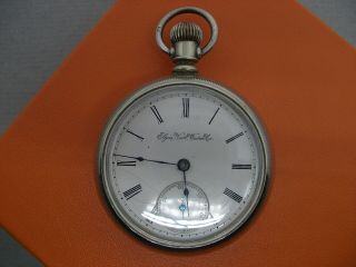 Elgin 18 Size 7 Jewel Running Pocket Watch For The Collector.