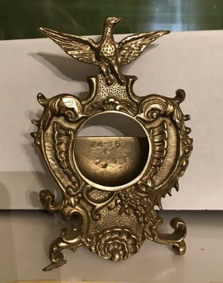 Vintage Solid Brass Virginia Metalcrafters Eagle Pocket Watch Stand Holder