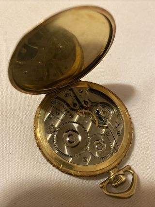 1917 Hamden Nathan Hale Gold Filled Pocket Watch 15 Jewels 3615496 2