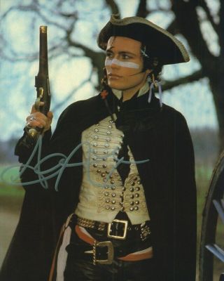 Adam Ant Goody Two Shoes Singer Signed 8x10 Photo With