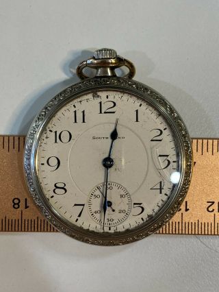 South Bend Pocket Watch - 19 Jewel - Gold Filled Philadelphia Victory Case - C.  1919 - 20