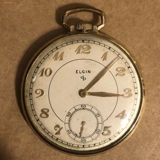 Elgin Pocket Watch Grade 546,  10k Gold Filled,  48g,  Runs