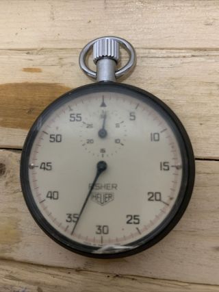 Vintage Fisher Heuer Stopwatch Timer - Pocketwatch -