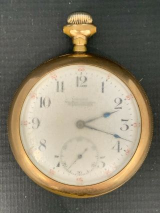 Vintage Regina 17 Jewels Gold Filled Pocket Watch