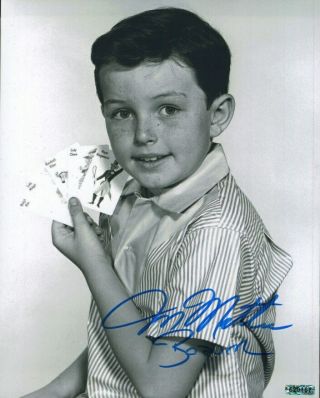 Jerry Mathers,  ‘leave It To Beaver,  ’ Infamy,  Actor Signed 8x10 Photo With
