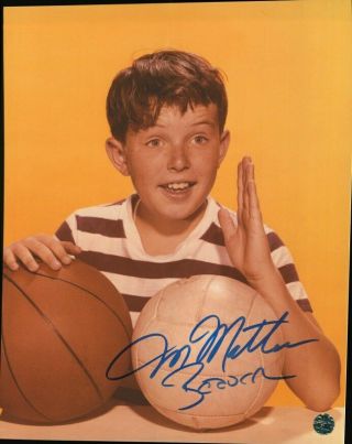 Jerry Mather,  ‘leave It To Beaver,  ’ Infamy,  Actor Signed 8x10 Photo With