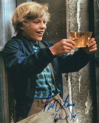 Peter Ostrum Willy Wonka And The Chocolate Factory Signed 8x10 Photo With