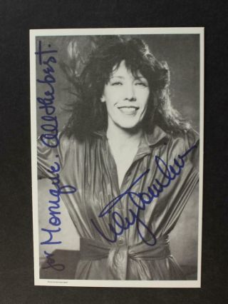 Lily Tomlin (9 To 5 Laughin - In Grace And Frankie) Autograph 4 X 6 Photo