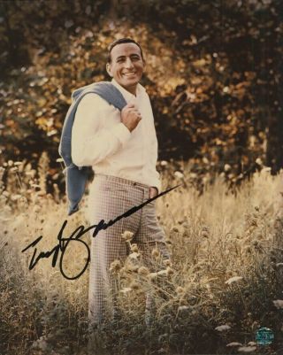 Tony Bennett Autographed 8 X 10 Photo Singer Kennedy Center Honoree