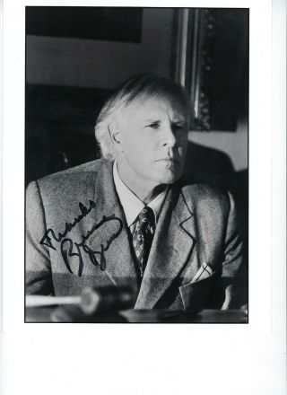 Bruce Dern Autographed B&w 8x10 Publicity Photo