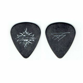 Godsmack " Tony (rombola) Signature " Charcoal Guitar Pick (2004) (stage)