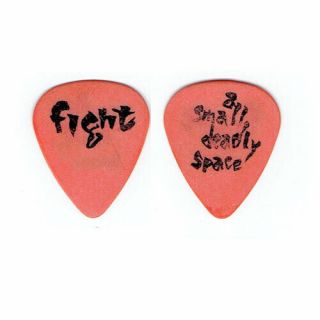 Fight (rob Halford) " Small Deadly Space " Orange Guitar Pick (1994) (stage)