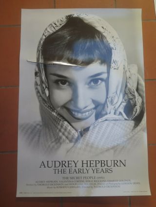 Audrey Hepburn The Early Years Film Poster The Secret People 1951