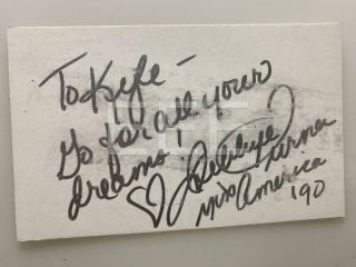 6 Della Reese Markie Post Candy Azzara TV Movie Autograph Signature Cards 13F 2