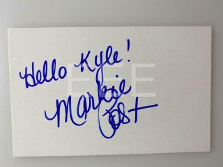 6 Della Reese Markie Post Candy Azzara TV Movie Autograph Signature Cards 13F 3
