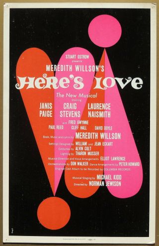 Triton Offers Orig 1963 Broadway Musical Poster Here 