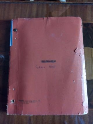 Broadway Script From " The Grass Harp " Owned By The Star,  Karen Morrow